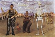 Frida Kahlo Four Inhabitants of Mexico oil painting artist